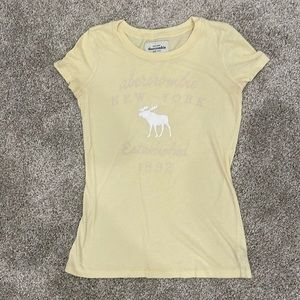 Abercrombie Yellow Shirt, size Large